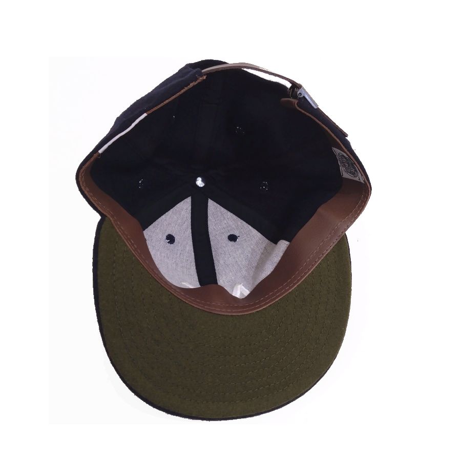 COOPERSTOWN BALL CAP / 1936 NEWYORK BLACK YANKEES / NAVY / WOOL FLANNEL / LEATHER STRAP / MADE IN USA