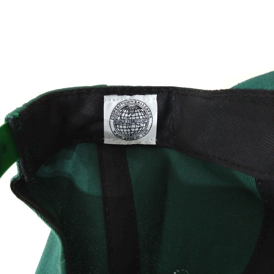 COOPERSTOWN BALL CAP / 1935 NEWYORK BLACK YANKEES / GREEN / SOFT / SNAP / MADE IN USA