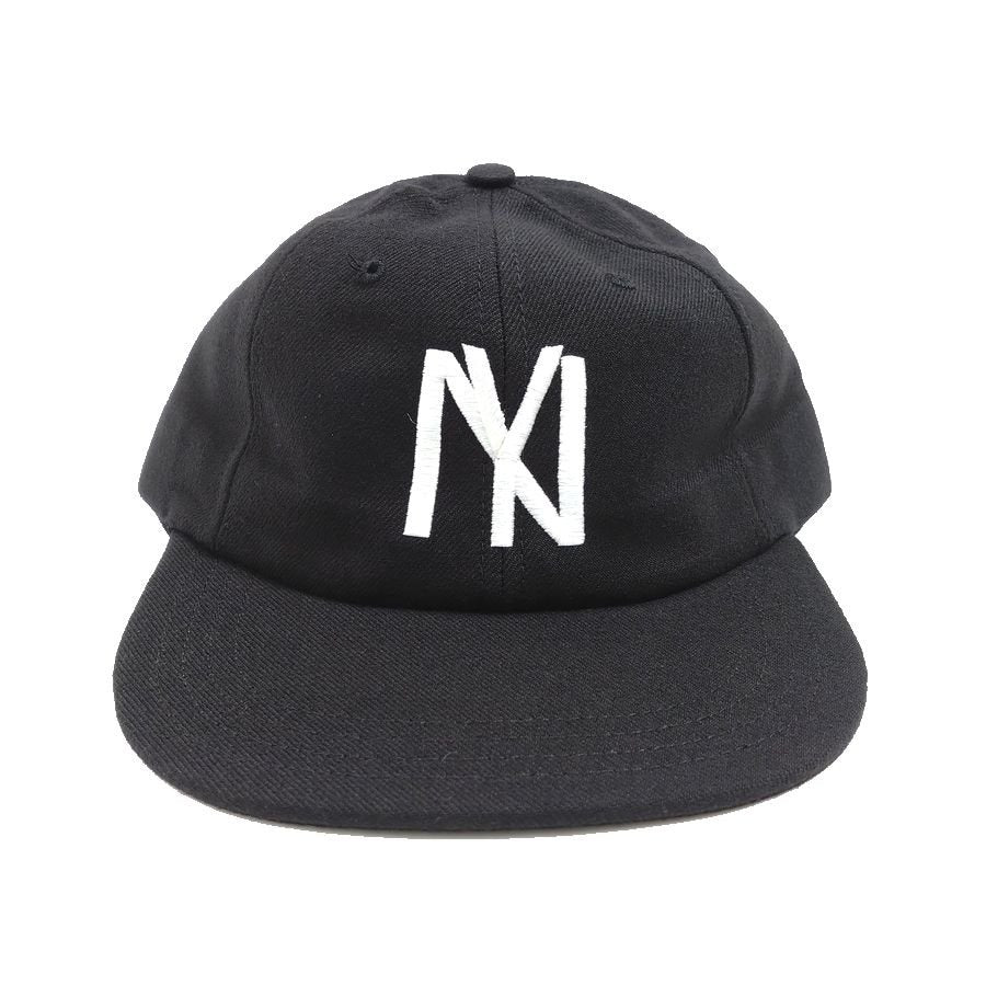 COOPERSTOWN BALL CAP / 1935 NEWYORK BLACK YANKEES / BLACK / WOOL SAGE / LEATHER STRAP / MADE IN USA