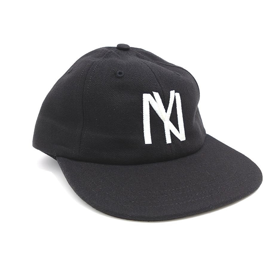 COOPERSTOWN BALL CAP / 1935 NEWYORK BLACK YANKEES / BLACK / WOOL SAGE / LEATHER STRAP / MADE IN USA