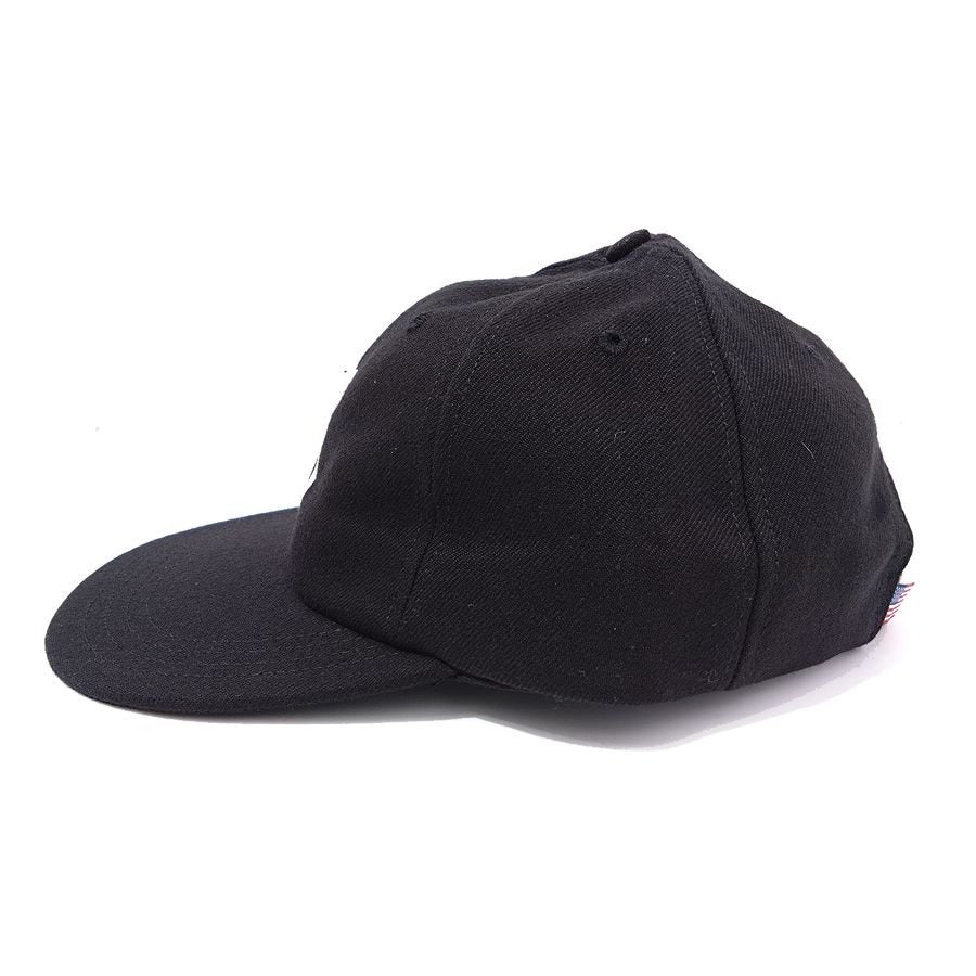 COOPERSTOWN BALL CAP / 1935 NEWYORK BLACK YANKEES / BLACK / WOOL SAGE / LEATHER STRAP / MADE IN USA