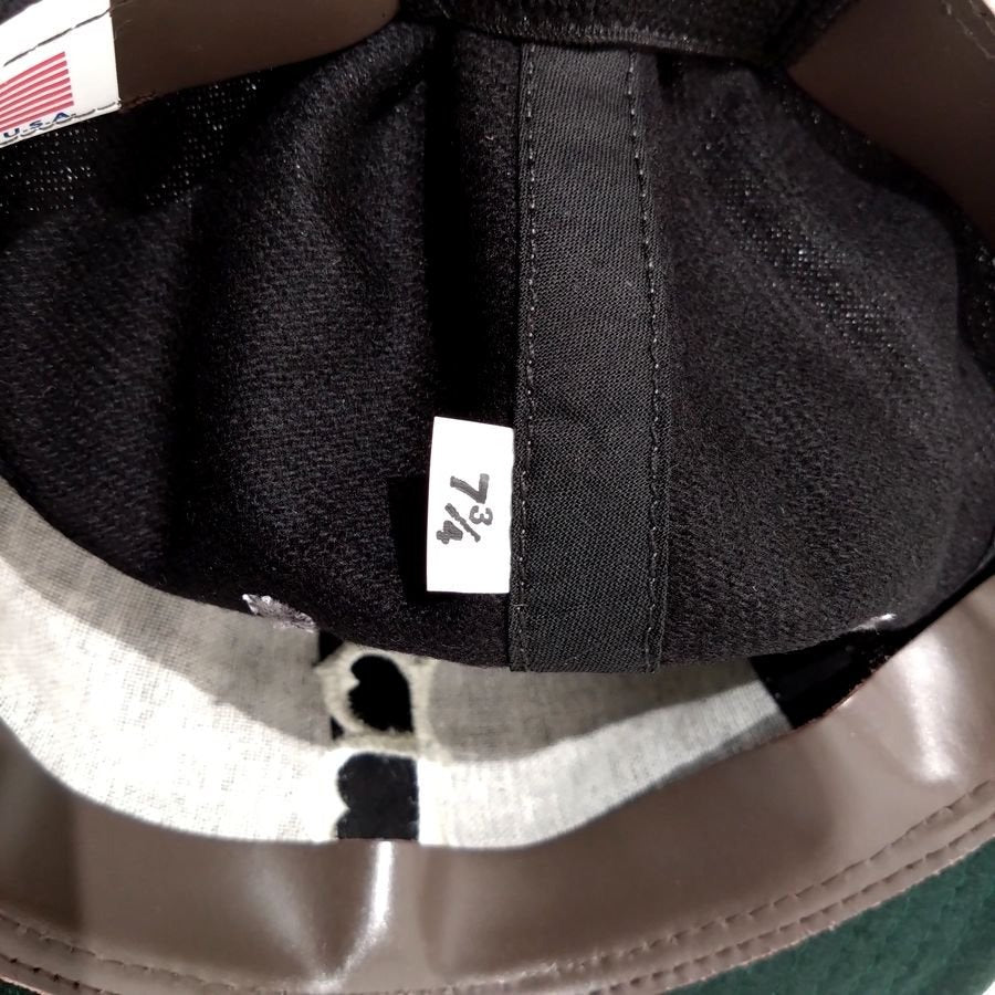 COOPERSTOWN BALL CAP / 1947 Baltimore Elite Giants / BLACK / WOOL FLANNEL / ELASTIC / MADE IN USA