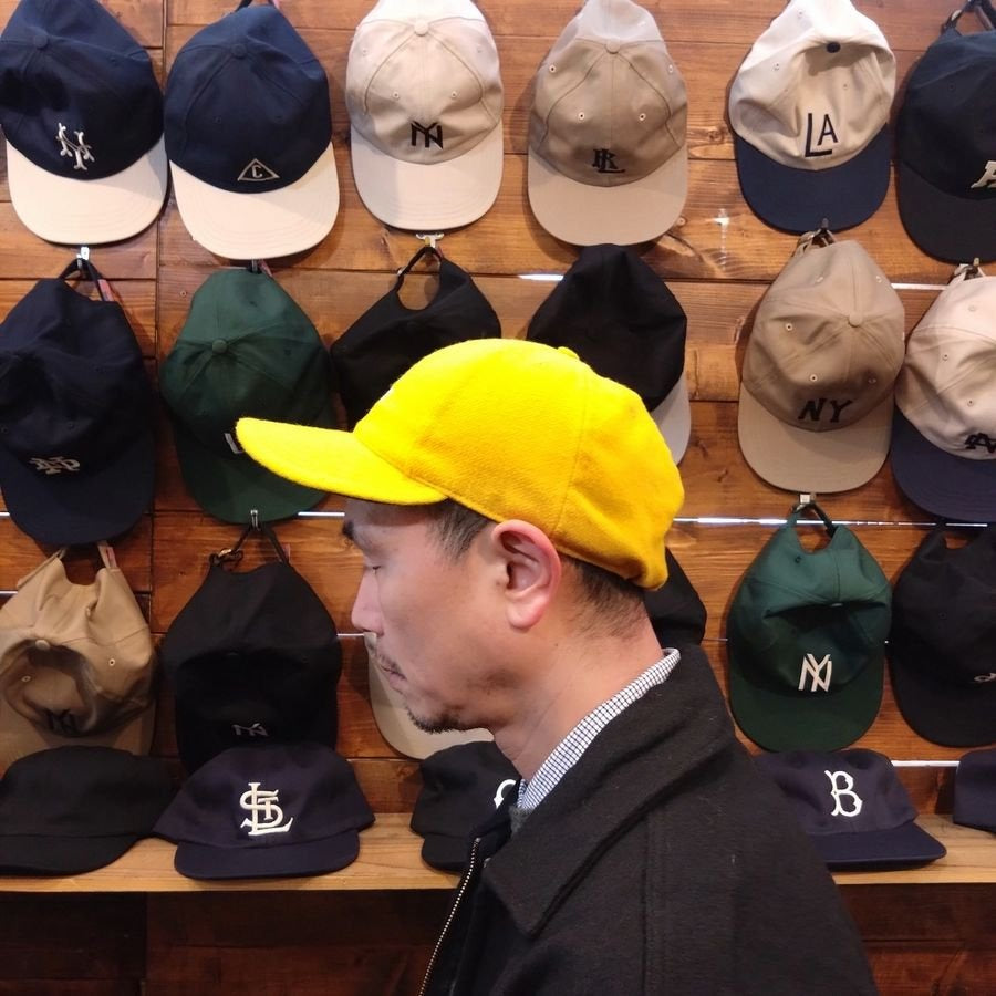 COOPERSTOWN BALL CAP / 1927 Brooklyn Royal Giants / 2COLOR / WOOL FLANNEL / ELASTIC / MADE IN USA