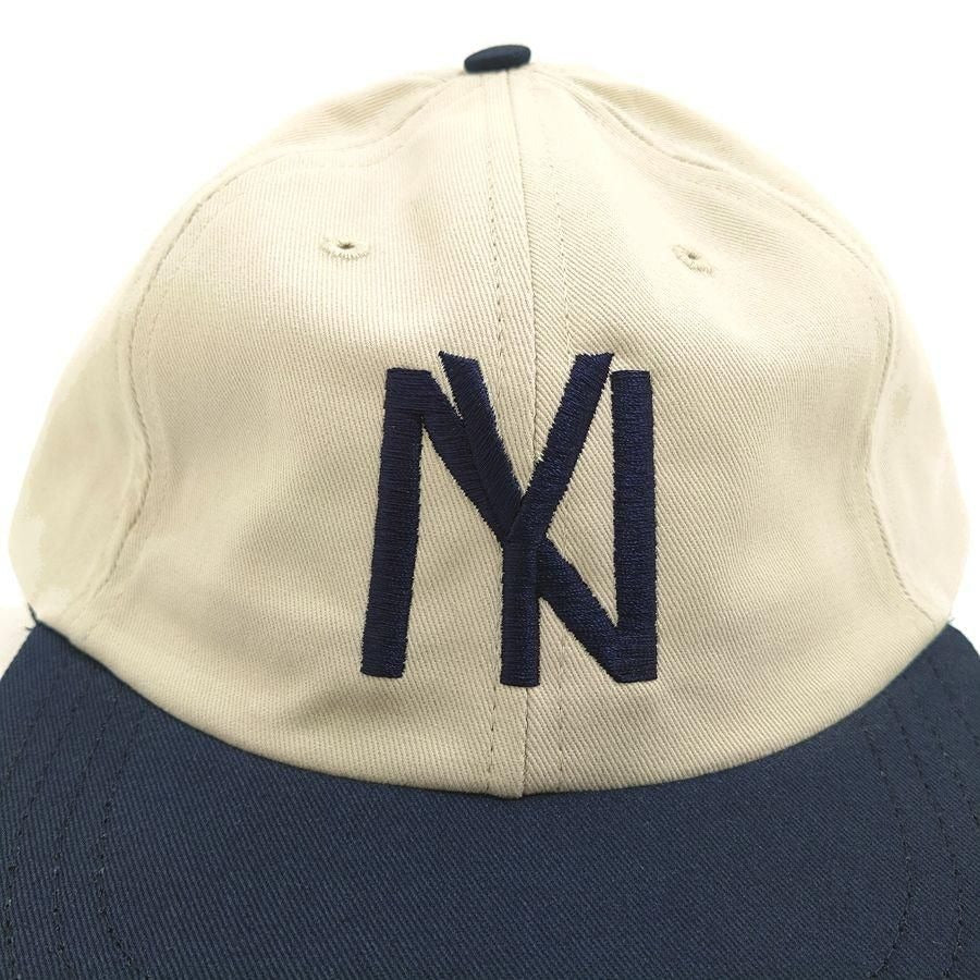 COOPERSTOWN BALL CAP / 1935 NEWYORK BLACK YANKEES / STONE×NAVY / SPECIAL ORDER COLOR / MADE IN USA