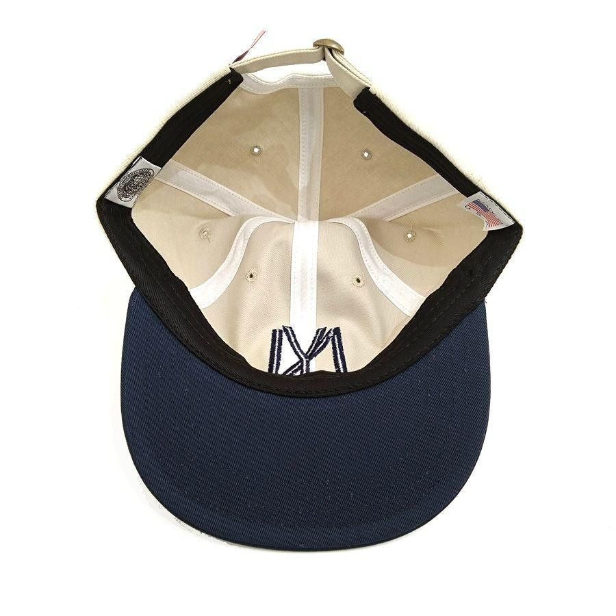 COOPERSTOWN BALL CAP / 1935 NEWYORK BLACK YANKEES / STONE×NAVY / SPECIAL ORDER COLOR / MADE IN USA
