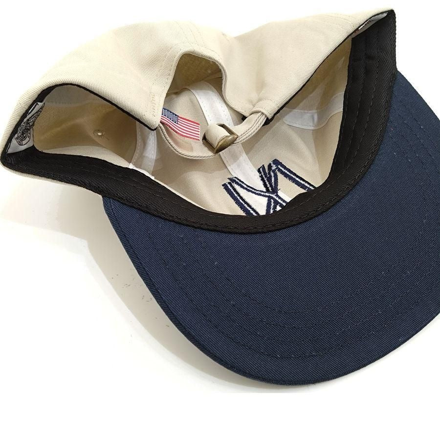 COOPERSTOWN BALL CAP / 1935 NEWYORK BLACK YANKEES / STONE×NAVY / SPECIAL ORDER COLOR / MADE IN USA