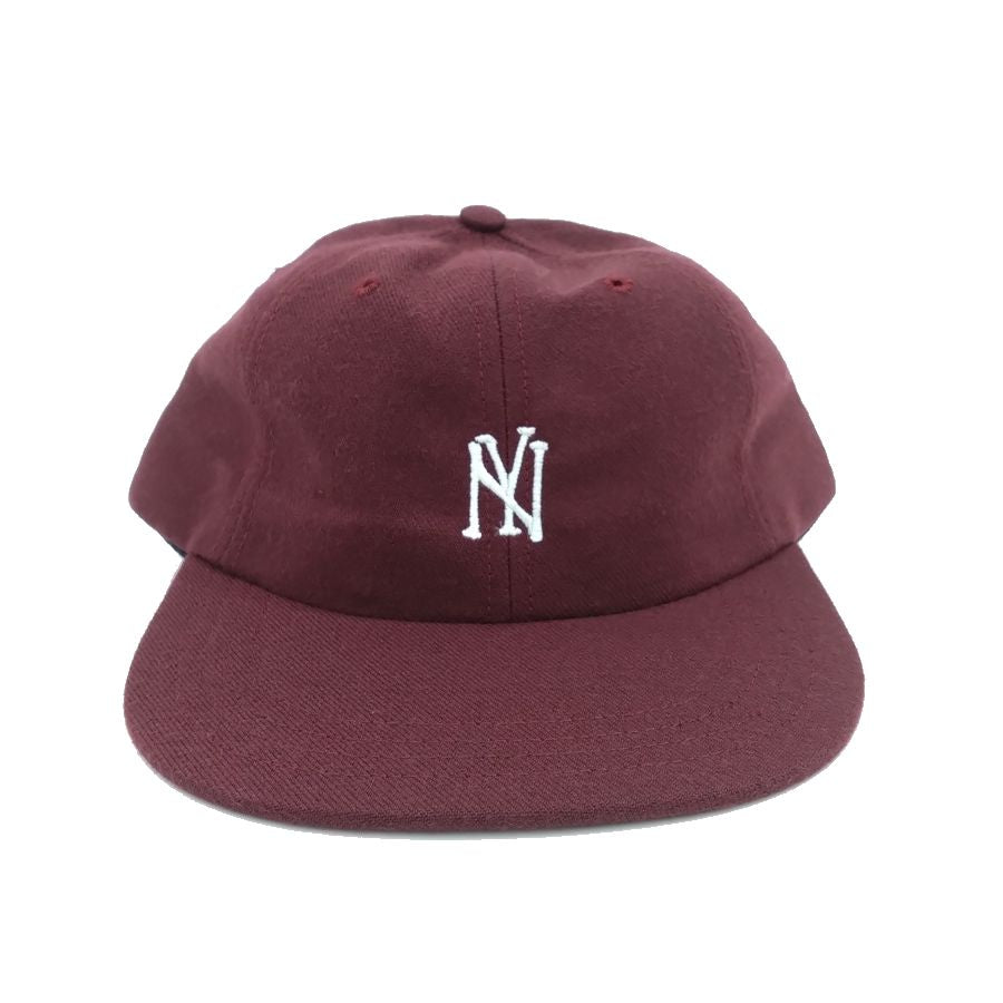 COOPERSTOWN BALL CAP / 1935 NEWYORK BLACK YANKEES / 30mm LOGO / WOOL SAGE / MAROON / MADE IN USA