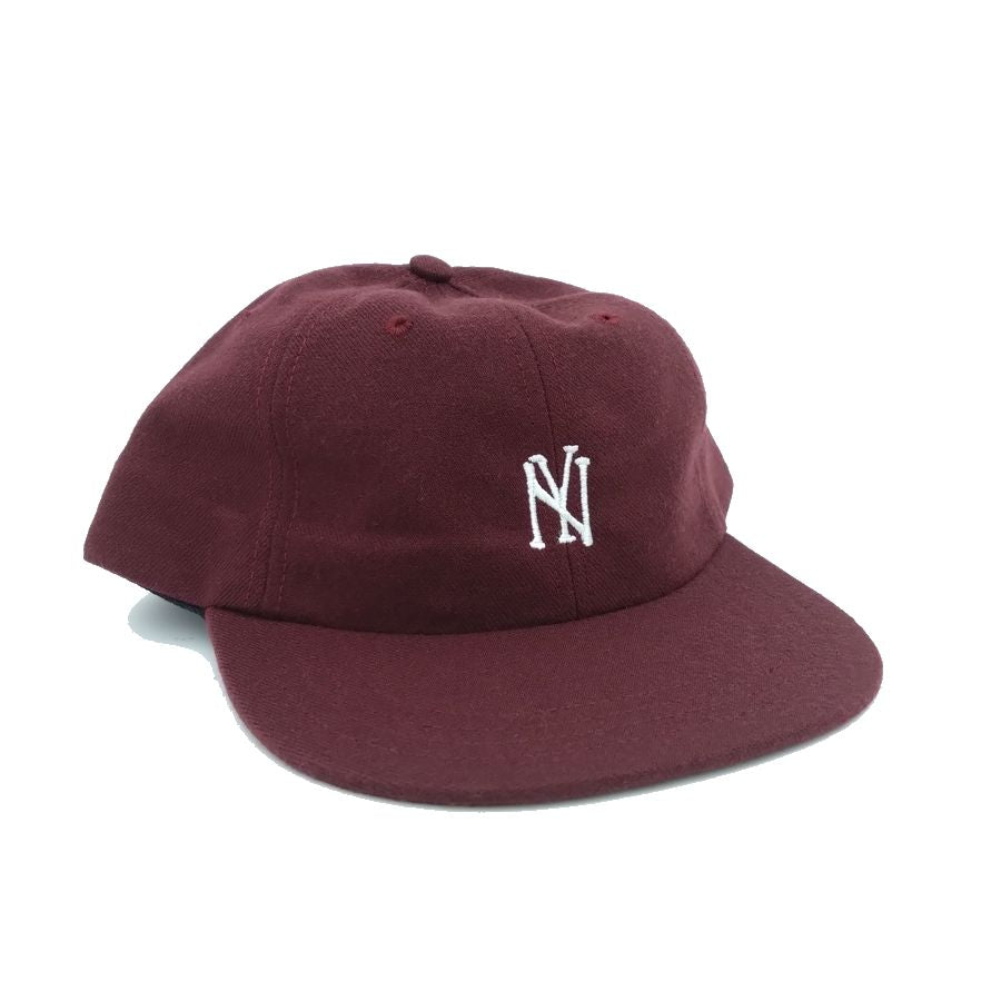 COOPERSTOWN BALL CAP / 1935 NEWYORK BLACK YANKEES / 30mm LOGO / WOOL SAGE / MAROON / MADE IN USA