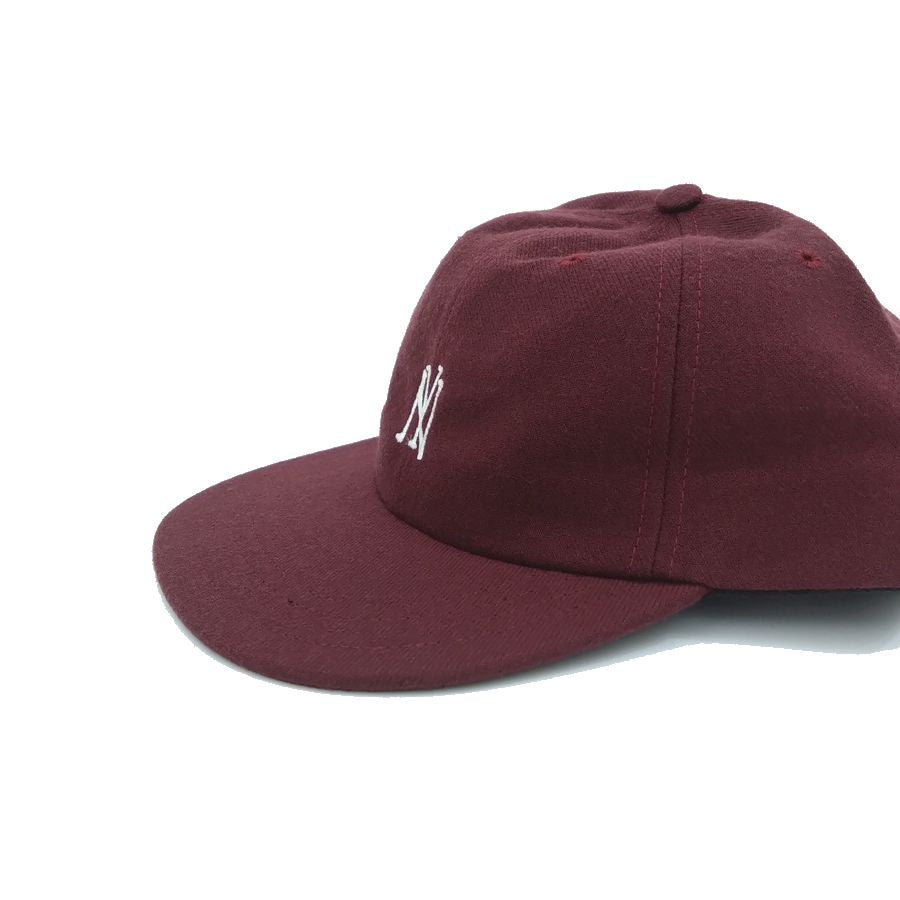 COOPERSTOWN BALL CAP / 1935 NEWYORK BLACK YANKEES / 30mm LOGO / WOOL SAGE / MAROON / MADE IN USA