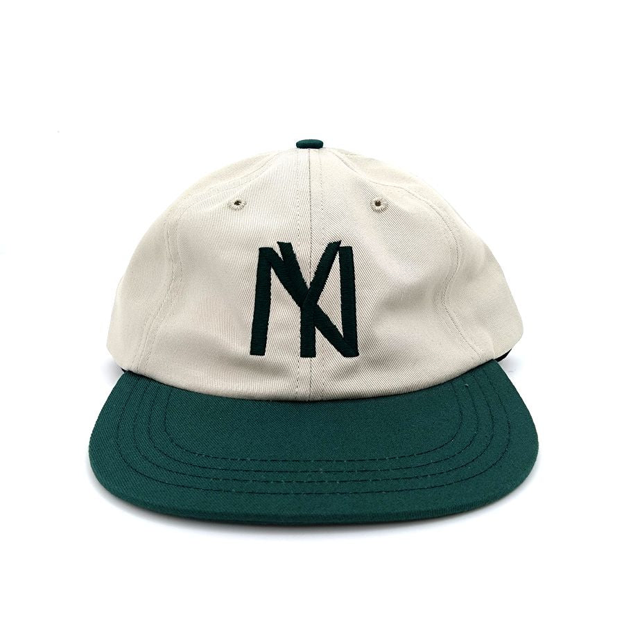 COOPERSTOWN BALL CAP / 1935 NEWYORK BLACK YANKEES / STONE × GREEN / SPECIAL ORDER COLOR / MADE IN USA