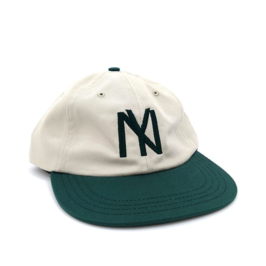 COOPERSTOWN BALL CAP / 1935 NEWYORK BLACK YANKEES / STONE × GREEN / SPECIAL ORDER COLOR / MADE IN USA