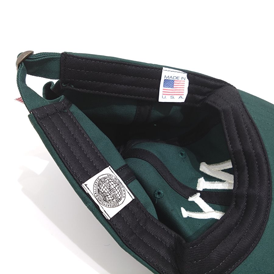 COOPERSTOWN BALL CAP / 1936 NEWYORK BLACK YANKEES / GREEN / 50mm LOGO / SPECIAL ORDER COLOR / MADE IN USA