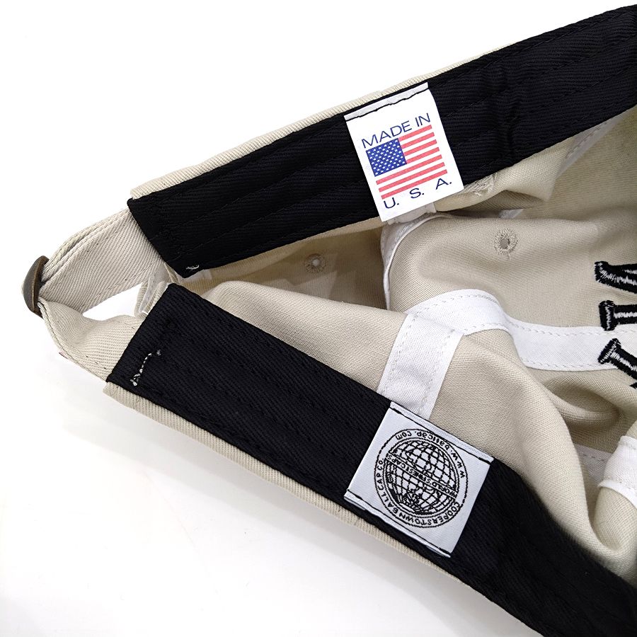 COOPERSTOWN BALL CAP / 1936 NEWYORK BLACK YANKEES / STONE×BLACK / SPECIAL ORDER COLOR / MADE IN USA