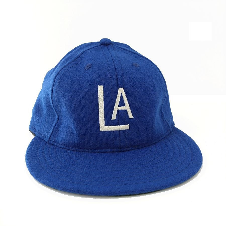 COOPERSTOWN BALL CAP / 1943 LOSANGELES ENGELES / 2COLOR / WOOL FLANNEL / ELASTIC / MADE IN USA