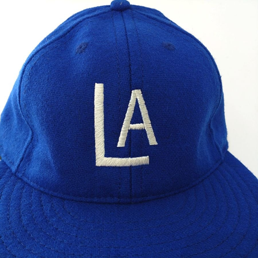 COOPERSTOWN BALL CAP / 1943 LOSANGELES ENGELES / 2COLOR / WOOL FLANNEL / ELASTIC / MADE IN USA