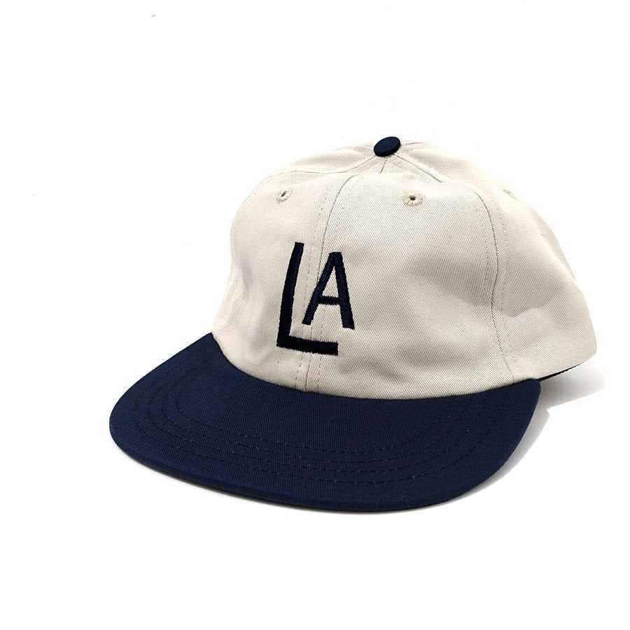COOPERSTOWN BALL CAP / 1943 LOSANGELES ENGELES / STONE × NAVY / MADE IN USA