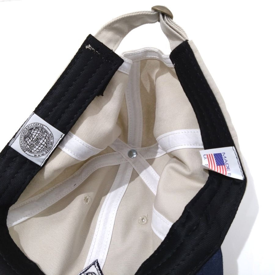 COOPERSTOWN BALL CAP / 1943 LOSANGELES ENGELES / STONE × NAVY / MADE IN USA