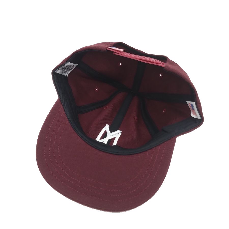 COOPERSTOWN BALL CAP / 1951 NEWYORK BLACK YANKEES / WOOLSAGE / SNAP / MAROON / MADE IN USA