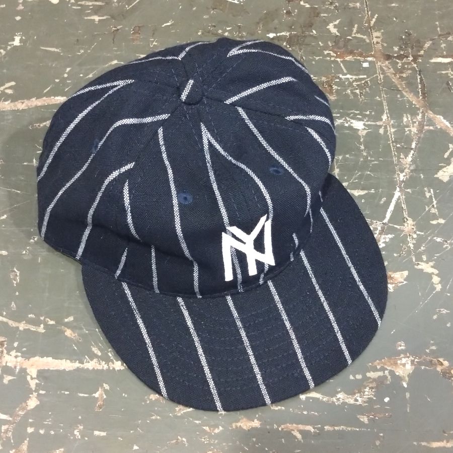 EBBETS FIELD FLANNELS / TEAM -1951 NEYYORK BLACK YANKEES / PINSTRIPE: Navy×Cream / Wool Flannels / MADE IN USA