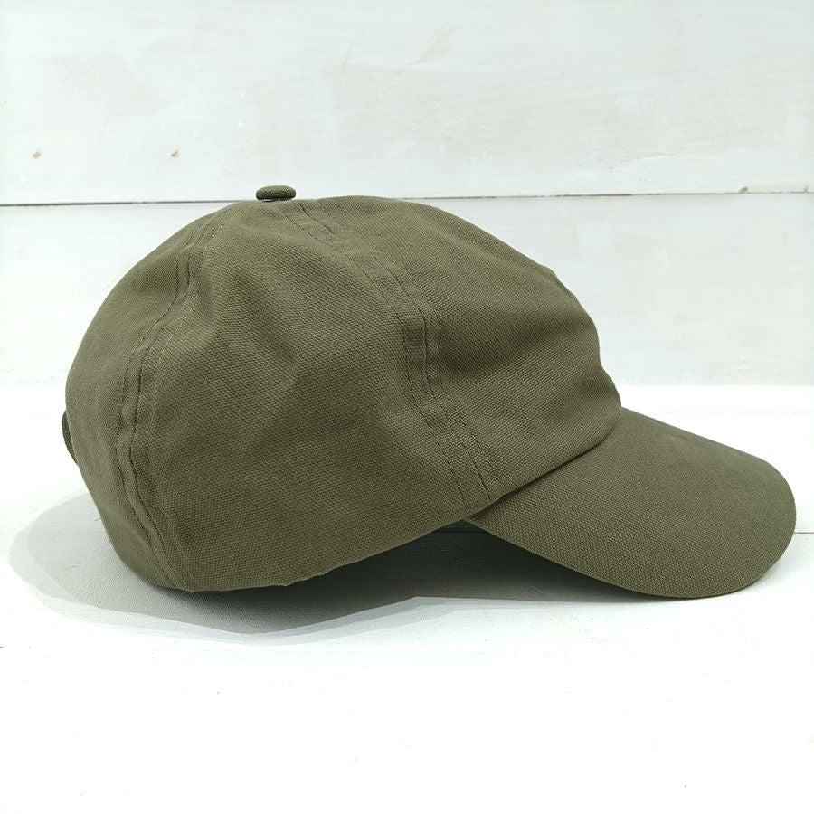 Au Vrai Chic BRITAIN / FOLD BRIM CAP / COTTON TWILL / KHAKI / MADE IN ENGLAND