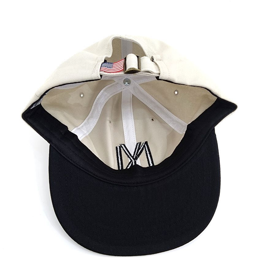 COOPERSTOWN BALL CAP / 1935 NEWYORK BLACK YANKEES / STONE × BLACK / SPECIAL ORDER COLOR / MADE IN USA