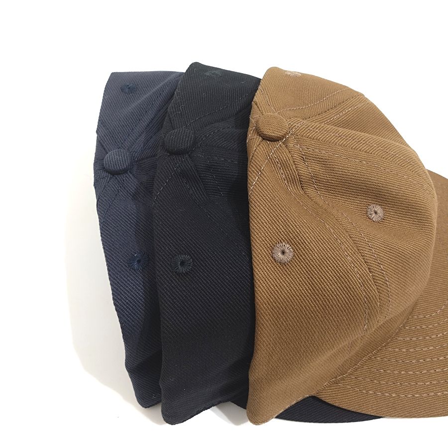 COOPERSTOWN BALL CAP / SOLID / BRUSHED COTTON TWILL / SOFT VISOR / SNAP / 3COLOR / SPECIAL ORDER / MADE IN USA