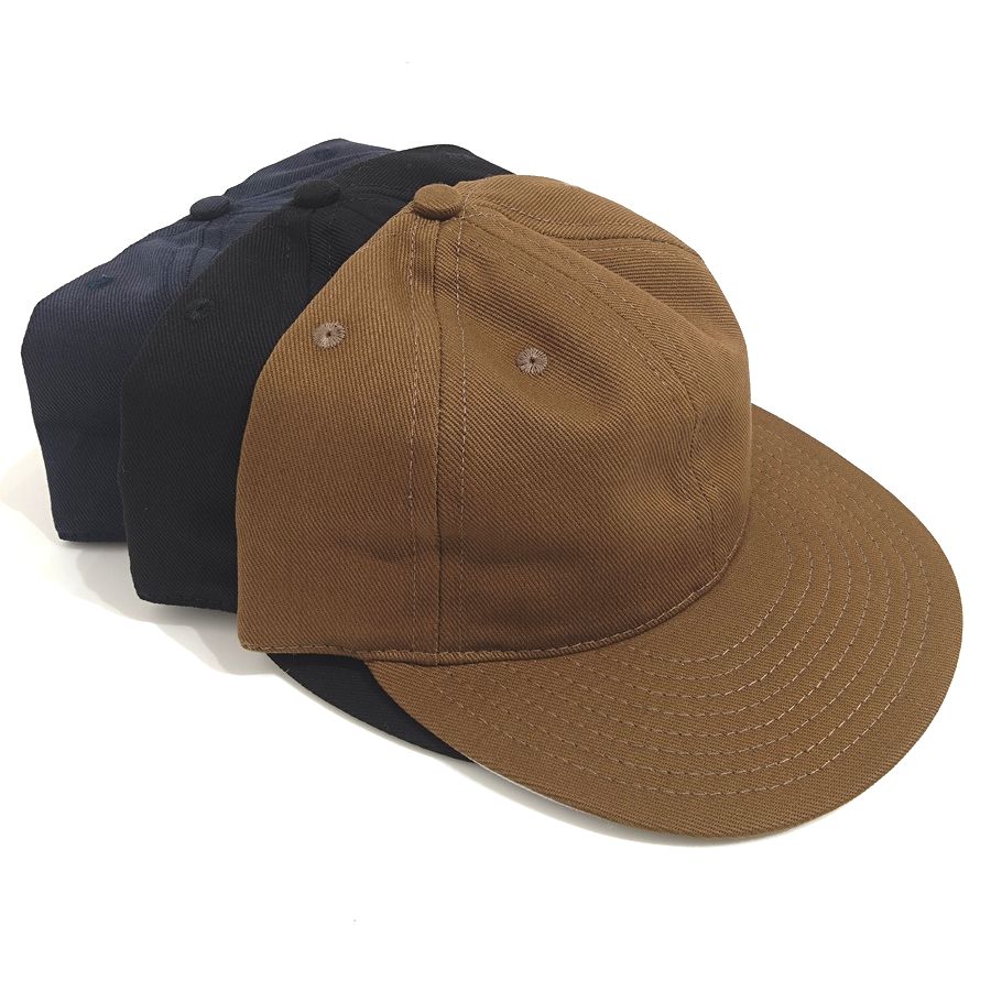 COOPERSTOWN BALL CAP / SOLID / BRUSHED COTTON TWILL / SOFT VISOR / SNAP / 3COLOR / SPECIAL ORDER / MADE IN USA