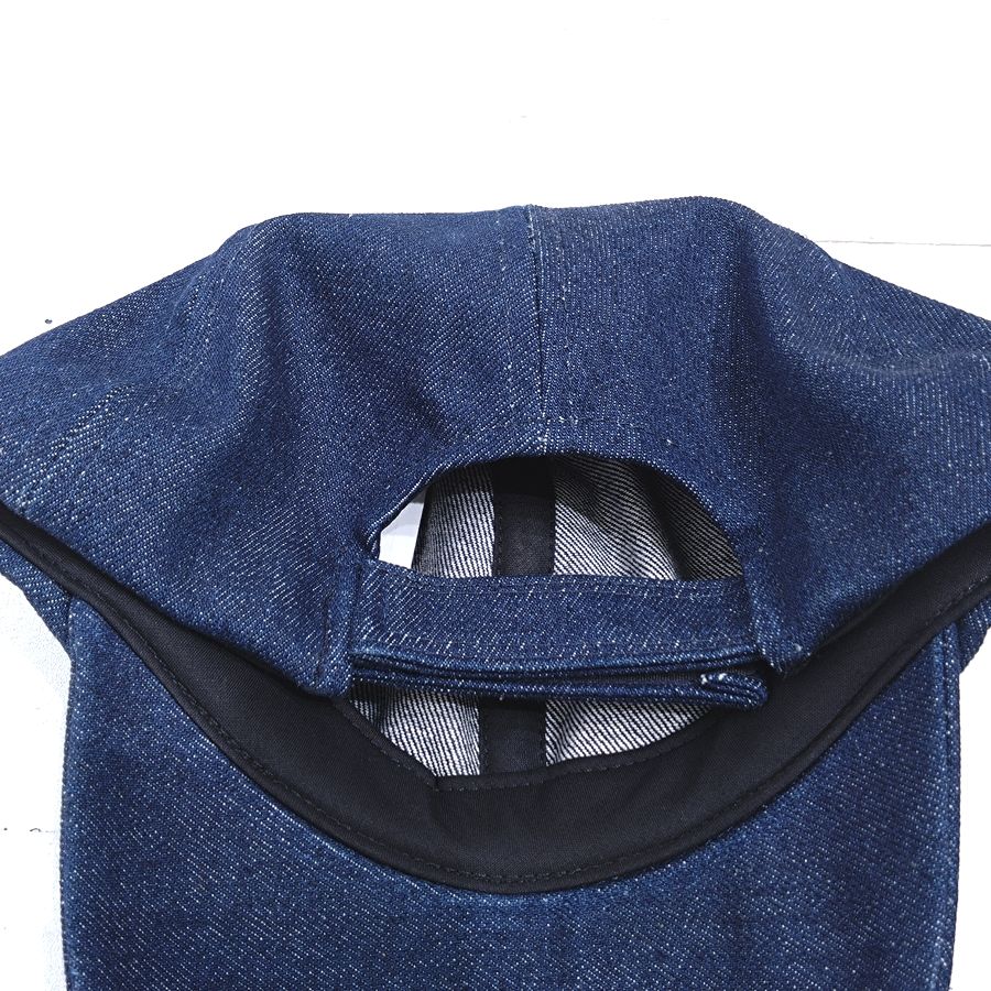 Au Vrai Chic BRITAIN / FOLD BRIM CAP / 14 oz DENIM / MADE IN ENGLAND