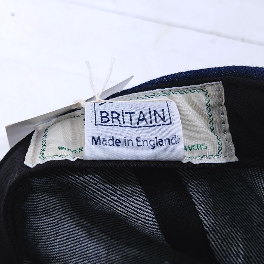 Au Vrai Chic BRITAIN / FOLD BRIM CAP / 14 oz DENIM / MADE IN ENGLAND