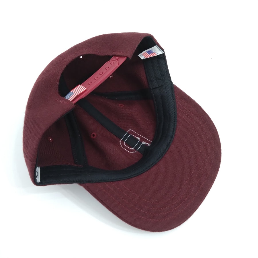 COOPERSTOWN BALL CAP / 1935 NEWYORK BLACK YANKEES / WOOLSAGE / MAROON / MADE IN USA