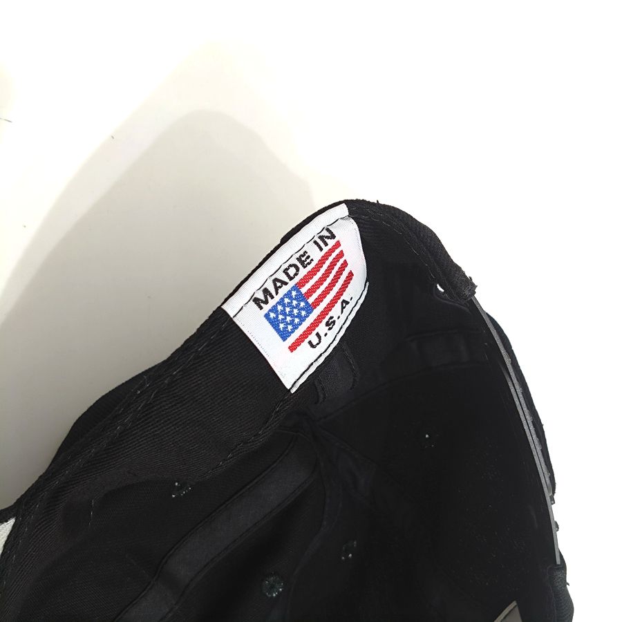 COOPERSTOWN BALL CAP / ATLANTA BRAVES / 60s PATCH / BRUSHED COTTON TWILL / SOFT VISOR / SNAP / BLACK / SPECIAL ORDER MODEL / MADE IN USA