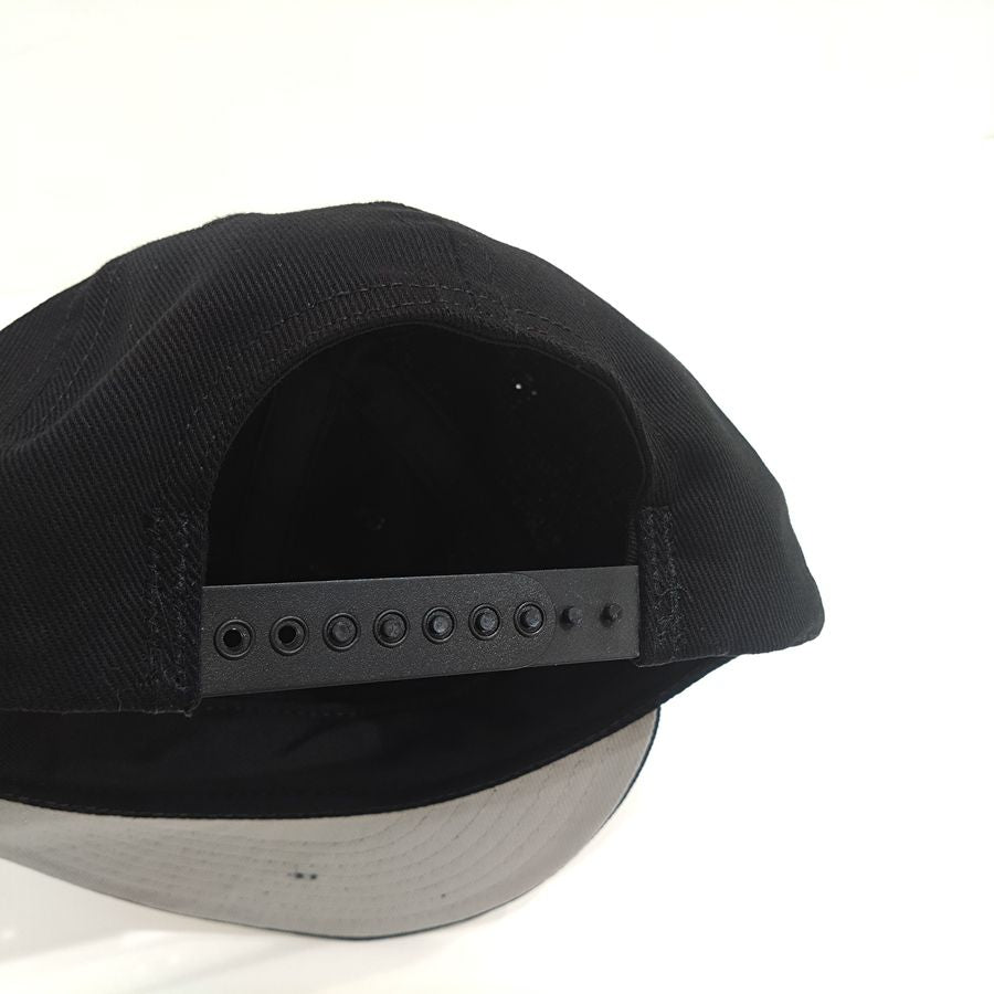 COOPERSTOWN BALL CAP / ATLANTA BRAVES / 60s PATCH / BRUSHED COTTON TWILL / SOFT VISOR / SNAP / BLACK / SPECIAL ORDER MODEL / MADE IN USA