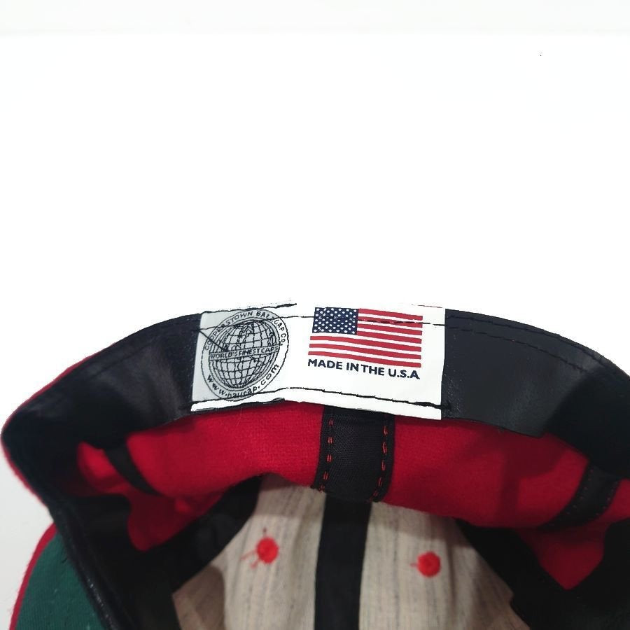 COOPERSTOWN BALL CAP / 1939 ATLANTA CRACKETS / RED / WOOL FLANNEL / FITTED / 3SIZE / MADE IN USA