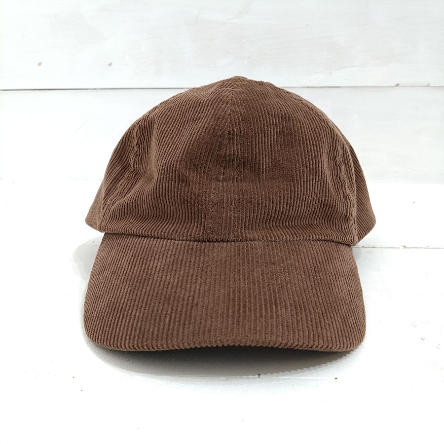 Au Vrai Chic BRITAIN / FOLD BRIM CAP / Corduroy / BROWN / MADE IN ENGLAND