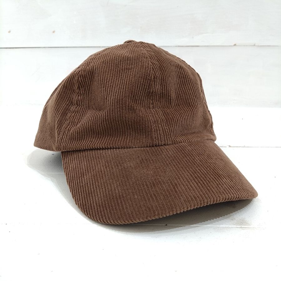 Au Vrai Chic BRITAIN / FOLD BRIM CAP / Corduroy / BROWN / MADE IN ENGLAND