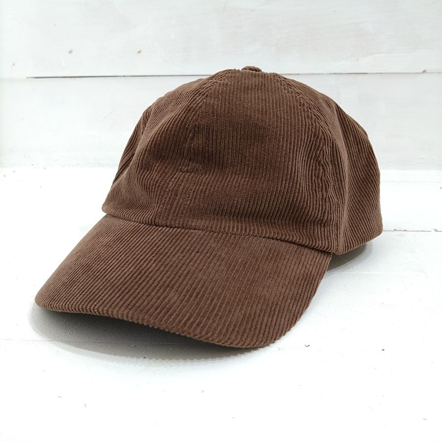 Au Vrai Chic BRITAIN / FOLD BRIM CAP / Corduroy / BROWN / MADE IN ENGLAND