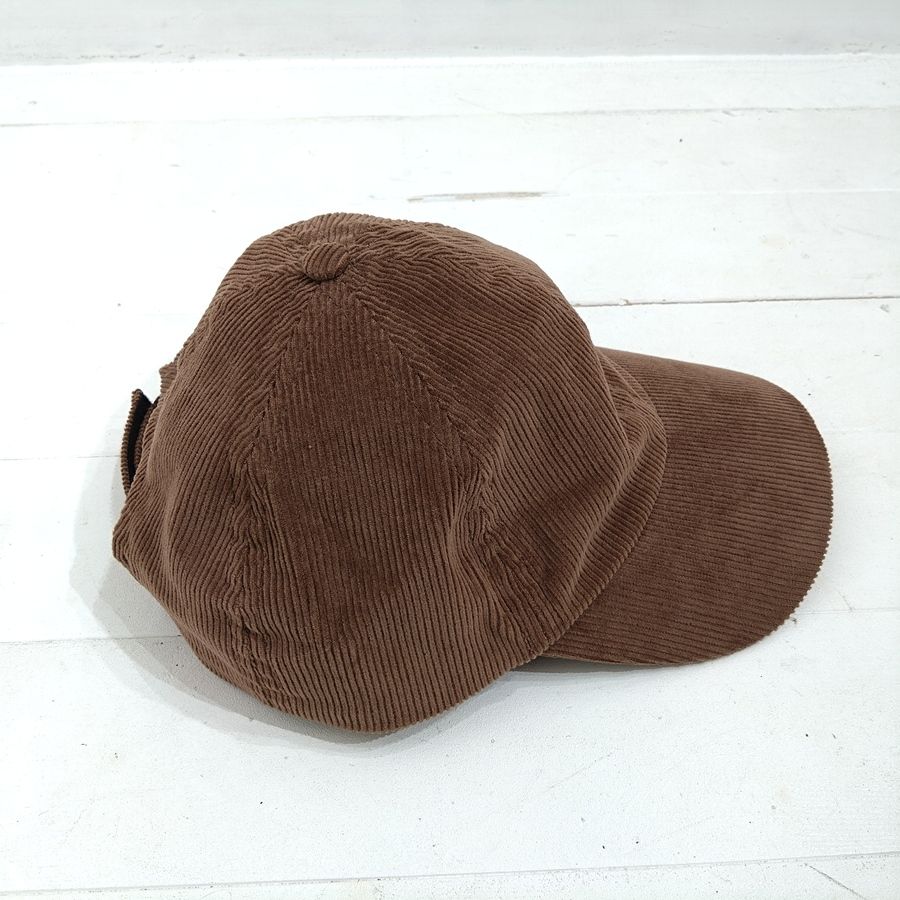 Au Vrai Chic BRITAIN / FOLD BRIM CAP / Corduroy / BROWN / MADE IN ENGLAND