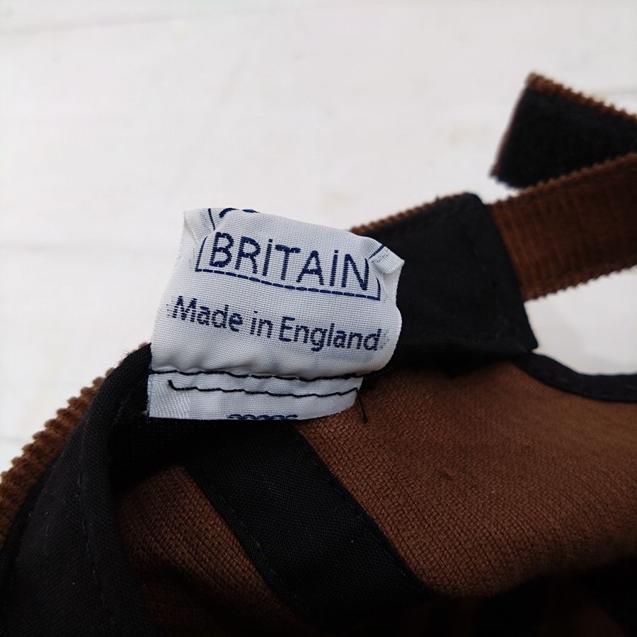 Au Vrai Chic BRITAIN / FOLD BRIM CAP / Corduroy / BROWN / MADE IN ENGLAND