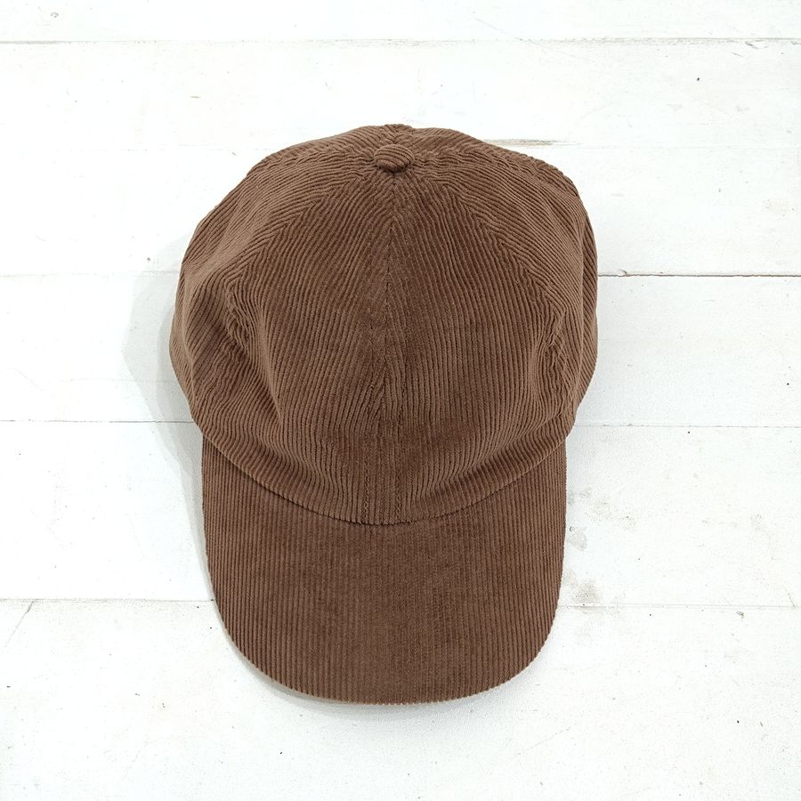Au Vrai Chic BRITAIN / FOLD BRIM CAP / Corduroy / BROWN / MADE IN ENGLAND