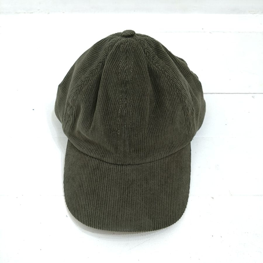 Au Vrai Chic BRITAIN / FOLD BRIM CAP / Corduroy / OLIVE / MADE IN ENGLAND
