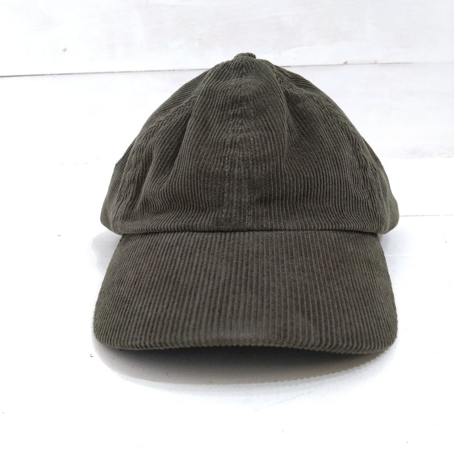 Au Vrai Chic BRITAIN / FOLD BRIM CAP / Corduroy / OLIVE / MADE IN ENGLAND