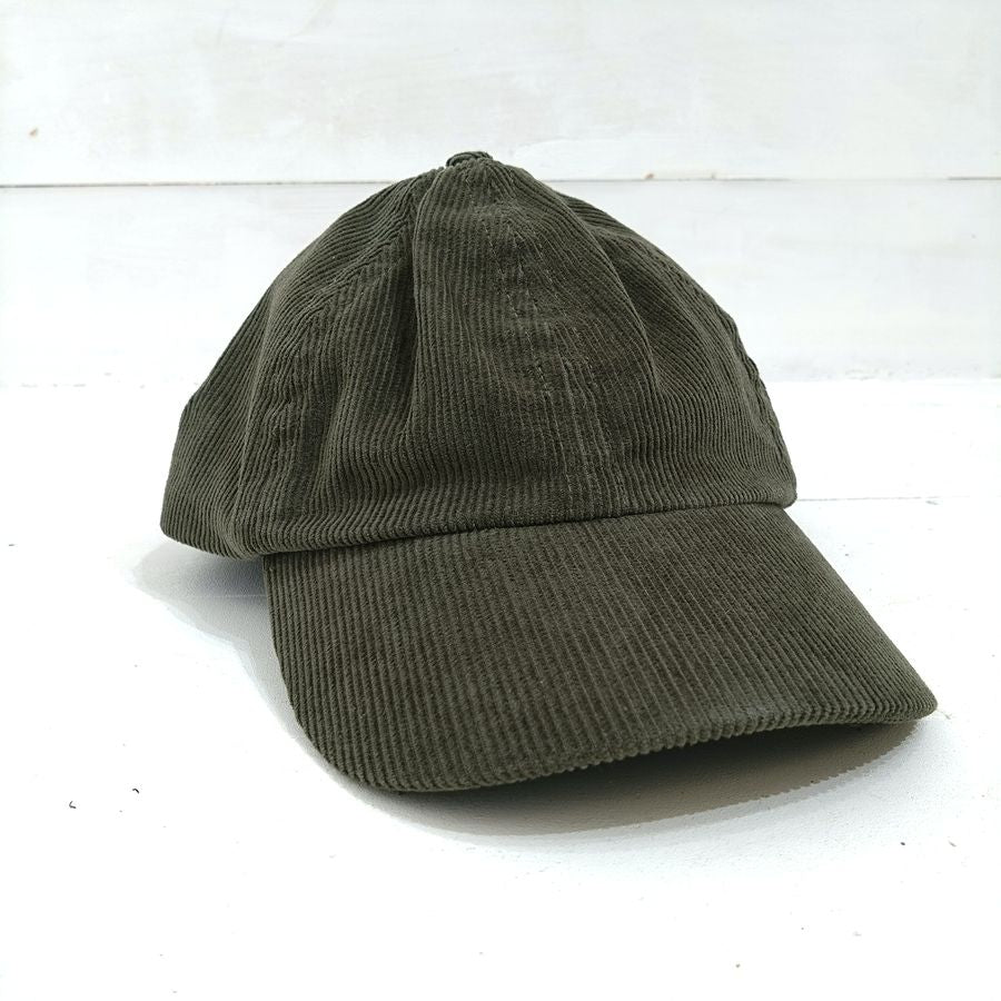Au Vrai Chic BRITAIN / FOLD BRIM CAP / Corduroy / OLIVE / MADE IN ENGLAND