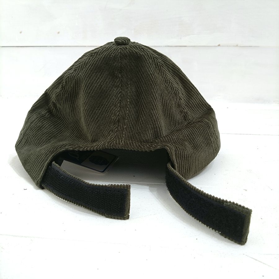 Au Vrai Chic BRITAIN / FOLD BRIM CAP / Corduroy / OLIVE / MADE IN ENGLAND