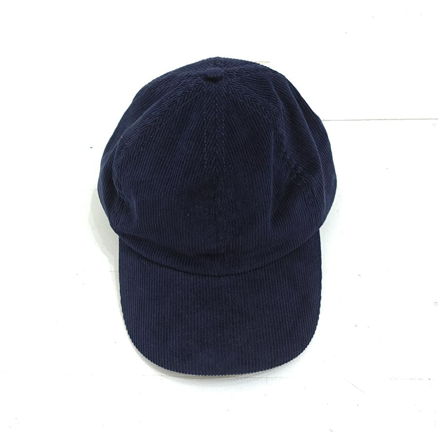 Au Vrai Chic BRITAIN / FOLD BRIM CAP / Corduroy / NAVY / MADE IN ENGLAND
