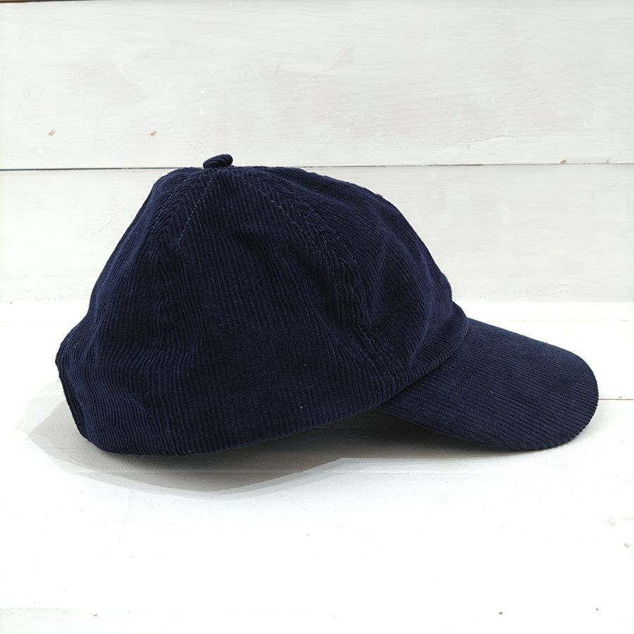 Au Vrai Chic BRITAIN / FOLD BRIM CAP / Corduroy / NAVY / MADE IN ENGLAND