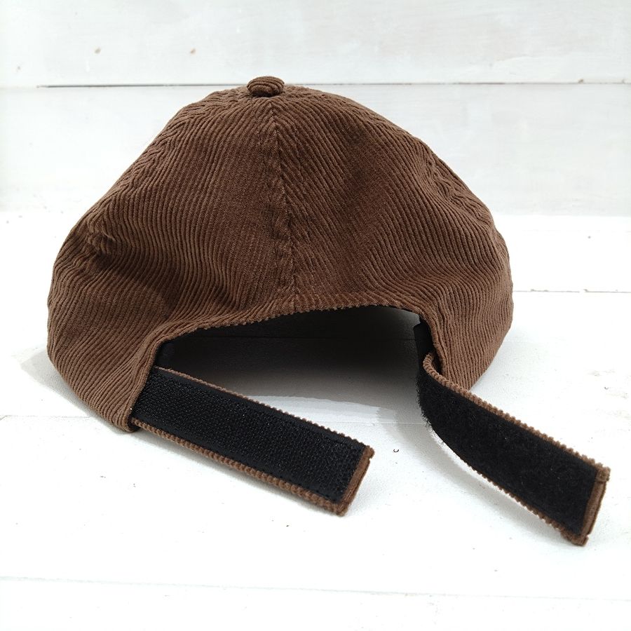 Au Vrai Chic BRITAIN / FOLD BRIM CAP / Corduroy / BROWN / MADE IN ENGLAND