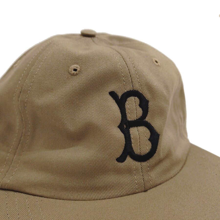 COOPERSTOWN BALL CAP / 1955 BROOKLYN DODGERS / KHAKI / SPECIAL ORDER COLOR / MADE IN USA