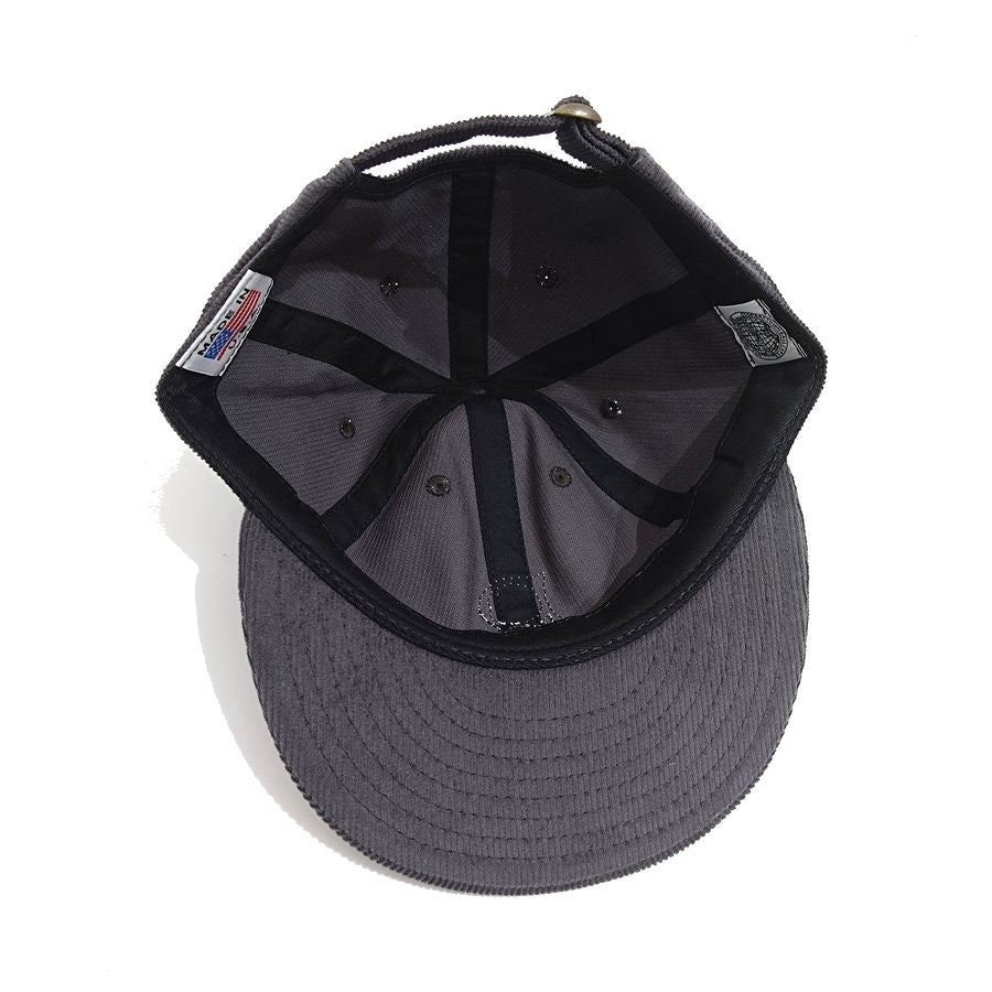 COOPERSTOWN BALL CAP / CORDUROY CAP / 1947 BALTIMORE ELITE GIANTS / GRAY / SOFT VISOR / FELT / SPECIAL ORDER MODEL / MADE IN USA