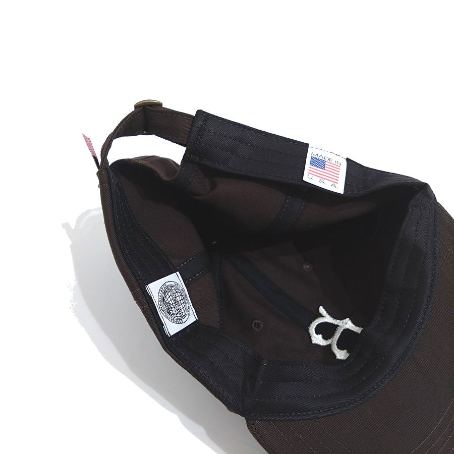 COOPERSTOWN BALL CAP / MOTIF-NEWYORK CITY(NYC) D,BROW / SPECIAL ORDER COLOR / MADE IN USA