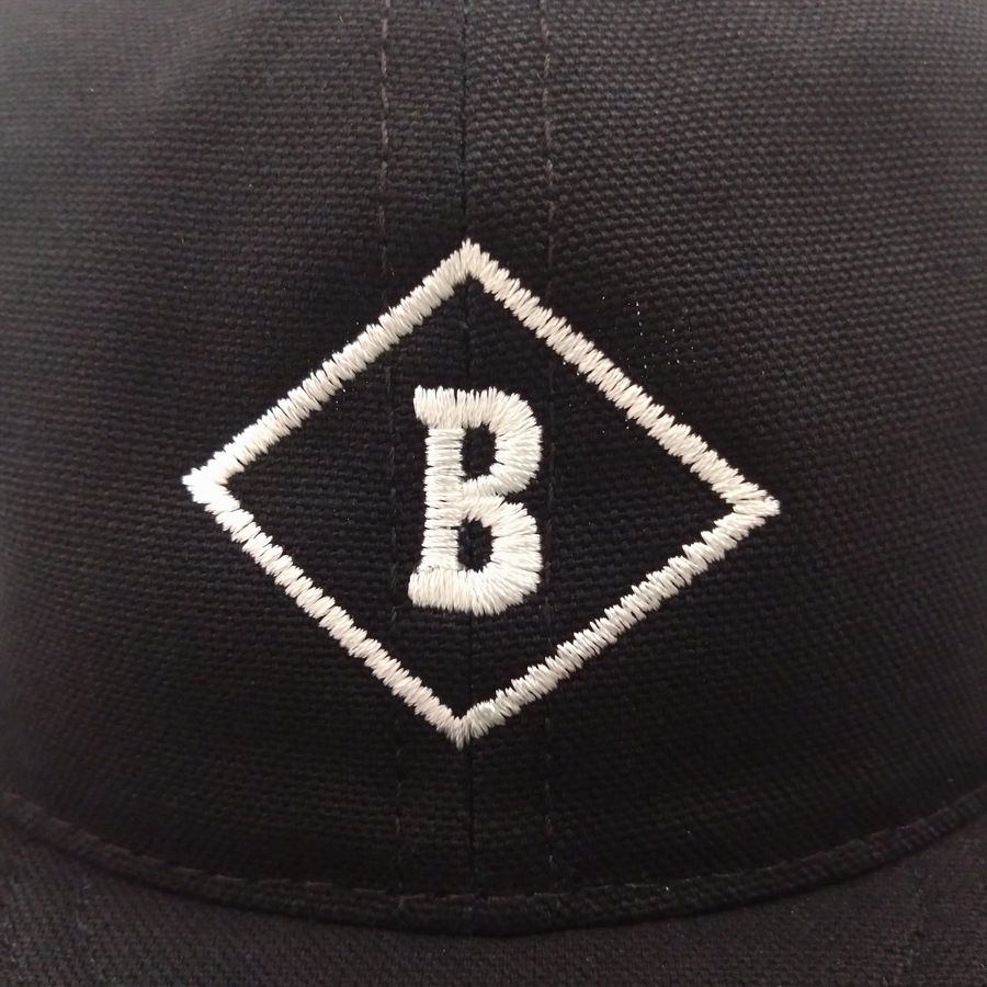 COOPERSTOWN BALL CAP / 1935 BISMARCK CHURCHILLS / SOFT / SPECIAL ORDER / SNAP / BLACK / MADE IN USA